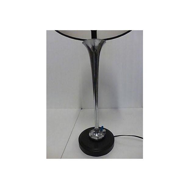 Silver Trumpet Table Lamp