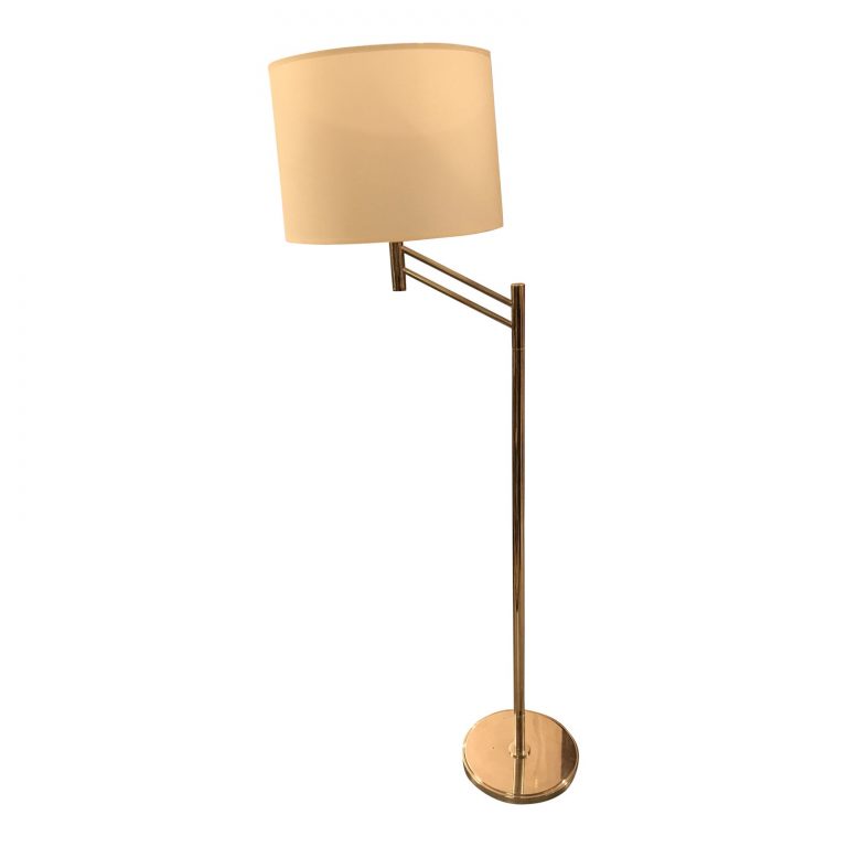 Modern Chrome Floor Lamp