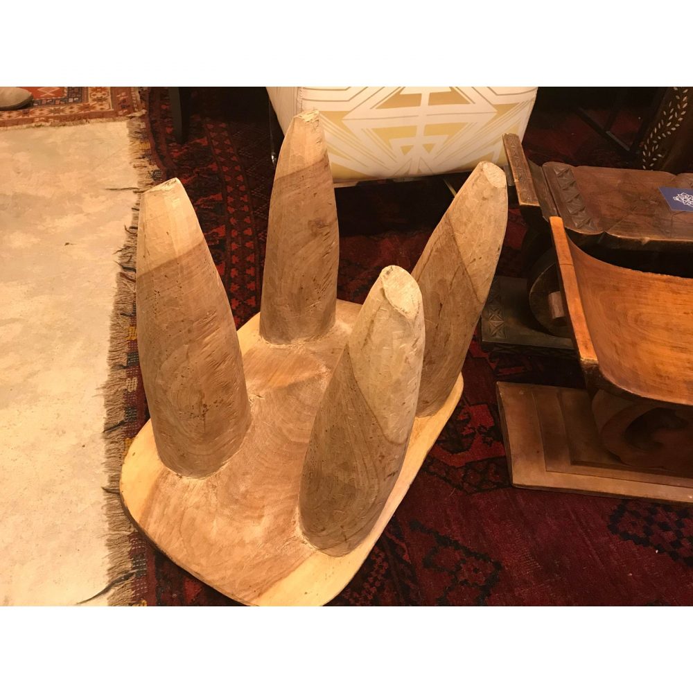 Senufo Tribe Hand Carved Wood Stool