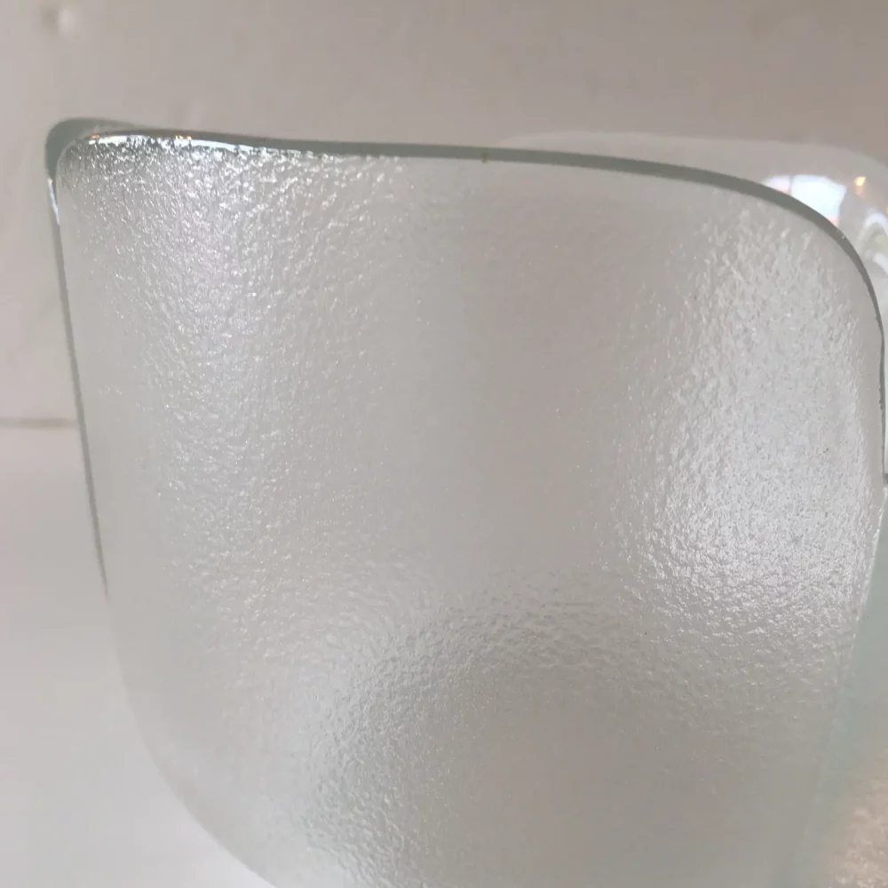 Rosenthal Studio - Line Bleikristall Frosted Glass Petal Vase