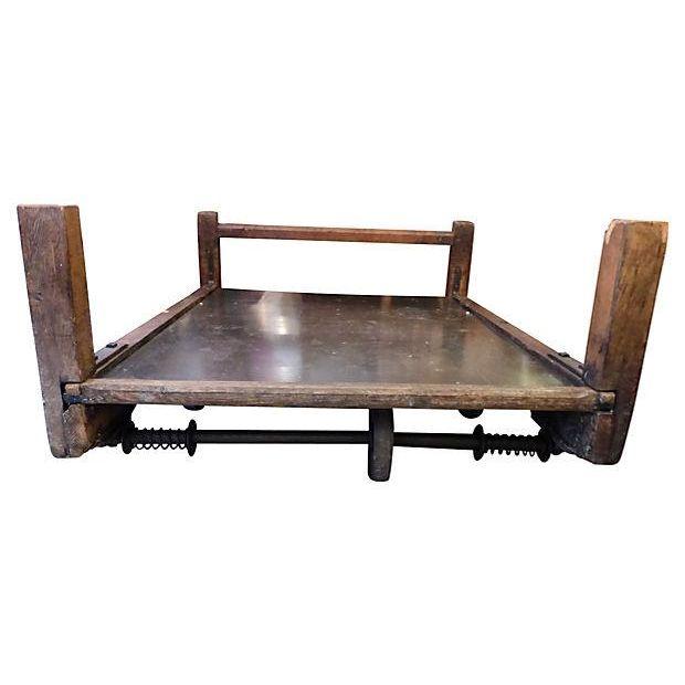 Large Industrial Cart Coffee Table