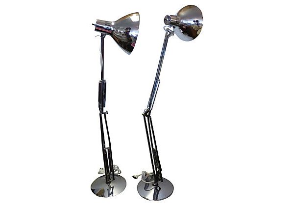 Articulated Table Lamps, One Left