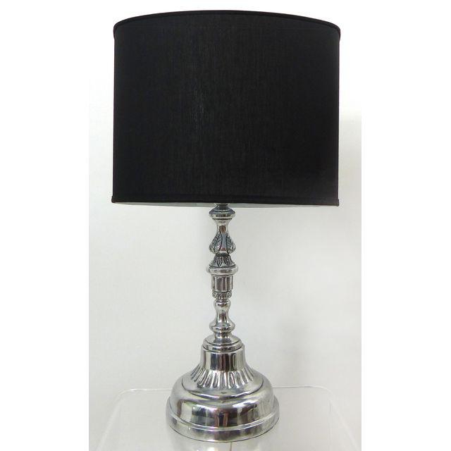 Cast Nickel Table Lamp