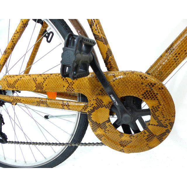 Custom Python Skin Wrapped Bicycle by Luca Porcelli
