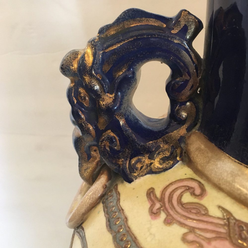 Decorative Ceramic Footed Vessel