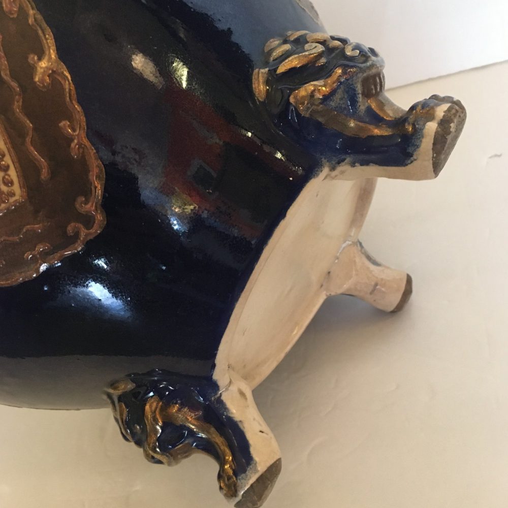 Decorative Ceramic Footed Vessel