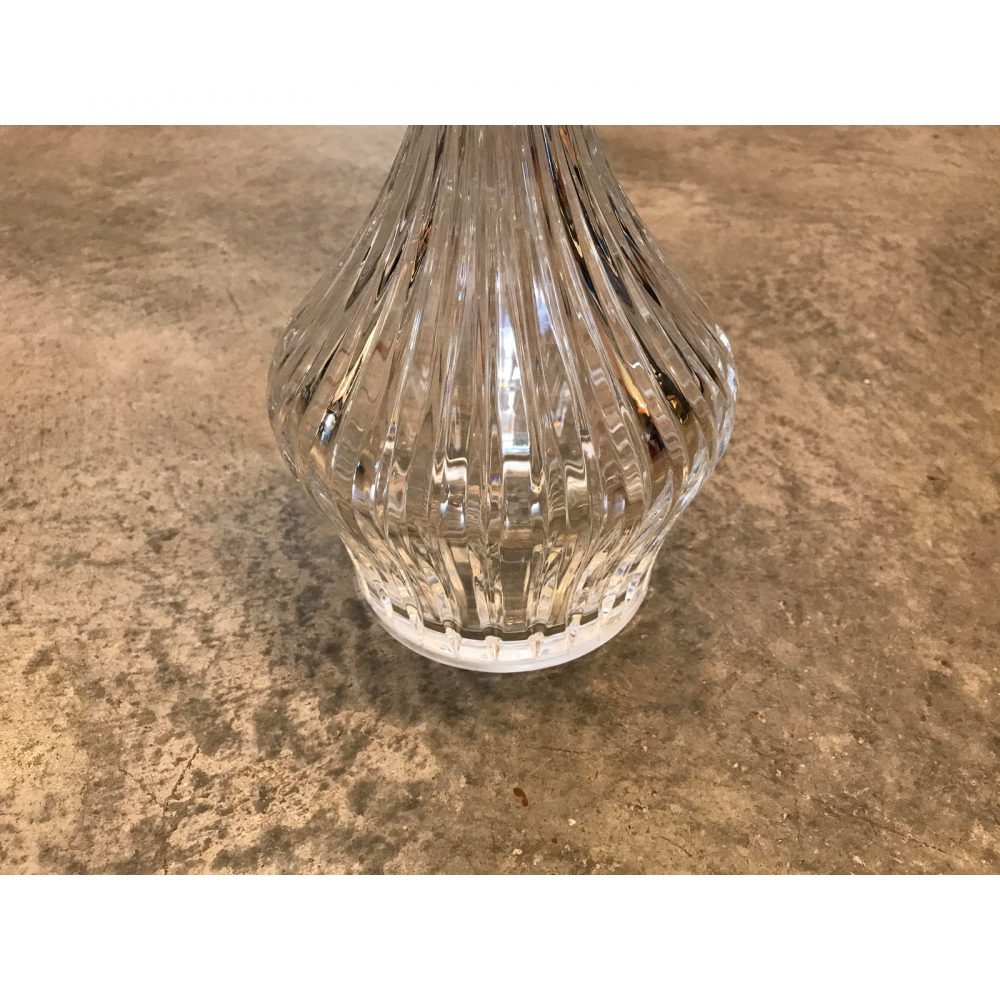 Fluted Glass Carafe With Stopper