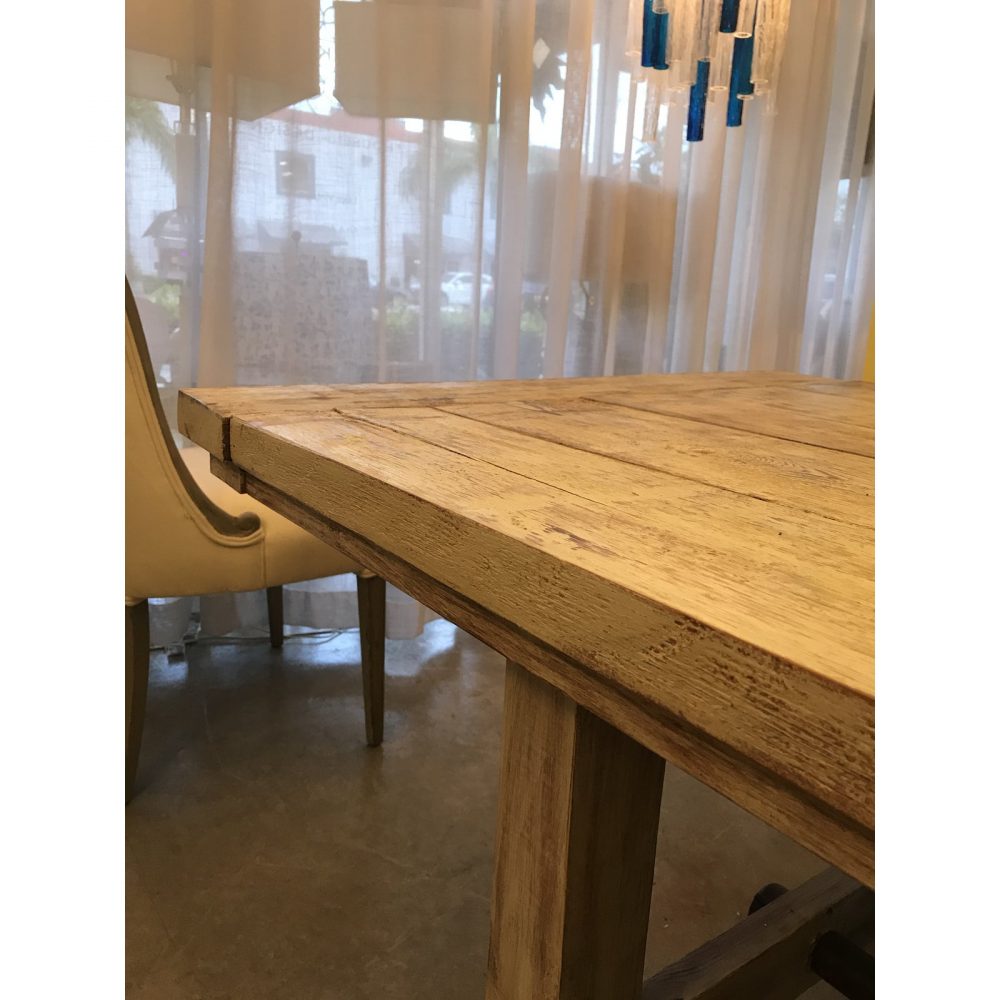 Early 21st - Century Paul Hughes Custom Solid Wood Dining/ Farm Table