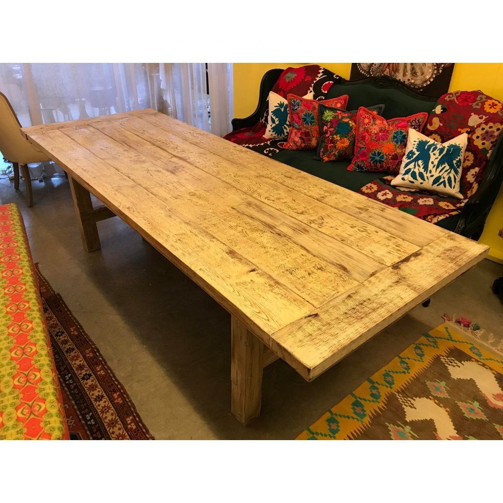 Early 21st - Century Paul Hughes Custom Solid Wood Dining/ Farm Table
