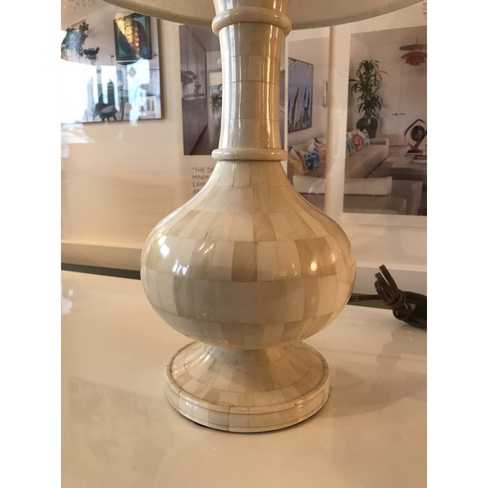 Bone Tile - Inlay Handmade Lamp